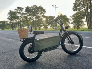 Chopper Electric motorcycle scooter with different wheels