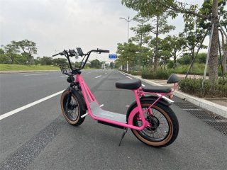 Pink Electric Scooter